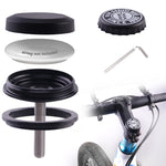 AirTag 第2世代 / AirTag 第1世代用 トラッカーケース 自転車隠しヘッドセットマウント 盗難防止バイクロケーターブラケットホルダー、ラウンド、ビールカバー