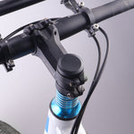AirTag 第2世代 / AirTag 第1世代用 トラッカーケース 自転車隠しヘッドセットマウント 盗難防止バイクロケーターブラケットホルダー、ラウンド、ビールカバー