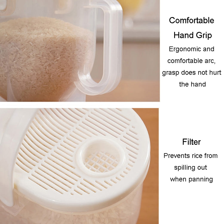 家庭用キッチン米洗いザル 米洗い器 対流プラスチック米パンナー