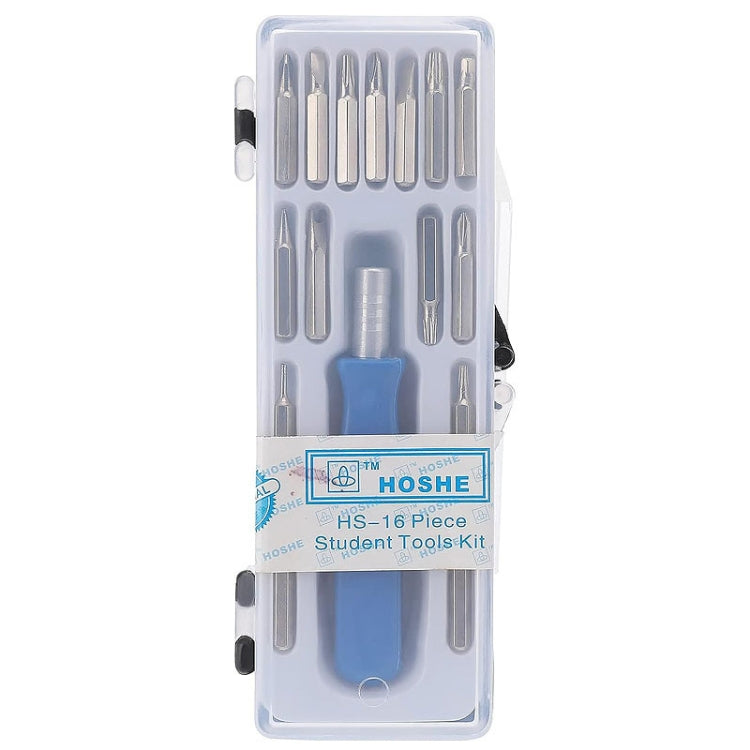 HOSHE 16-in-1ミニドライバーセット 複数ドライバービット 時計・眼鏡修理ツール