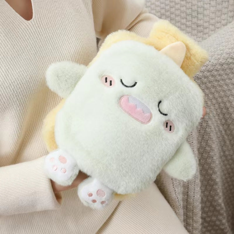 1L湯たんぽ両手用ぬいぐるみかわいいハンドウォーマー、白黒子犬、茶色のクマ、フルーツグリーンカエル、黄色のアヒル、ピンクのウサギ、コンソーシアム、いたずら猫、小さな茶色のクマ、小さな白ウサギ