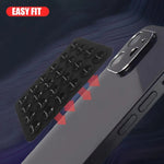 Mobile Phone Silicone 24 Square Shaped Suction Cup Mobile Phone Back Stickers
