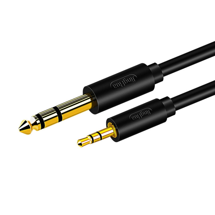 JINGHUA 3.5mmから6.5mmオーディオケーブル アンプ用ギターケーブル 6.35mm、長さ0.5m、1.5m、3m、5m