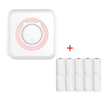 C15ミニ学生用Bluetoothインクレス写真ラベルサーマルプリンター、グリーン+5枚紙、ピンク+5枚紙、グリーン+5枚ステッカー、ピンク+5枚ステッカー、グリーン+10枚紙、ピンク+10枚紙、グリーン+5枚ステッカー+5枚紙、ピンク+5枚ステッカー+5枚紙、グリーン+5枚ステッカー+5枚紙+3色紙