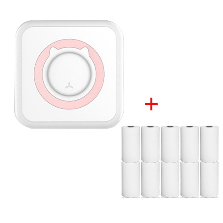 C15ミニ学生用Bluetoothインクレス写真ラベルサーマルプリンター、グリーン+5枚紙、ピンク+5枚紙、グリーン+5枚ステッカー、ピンク+5枚ステッカー、グリーン+10枚紙、ピンク+10枚紙、グリーン+5枚ステッカー+5枚紙、ピンク+5枚ステッカー+5枚紙、グリーン+5枚ステッカー+5枚紙+3色紙