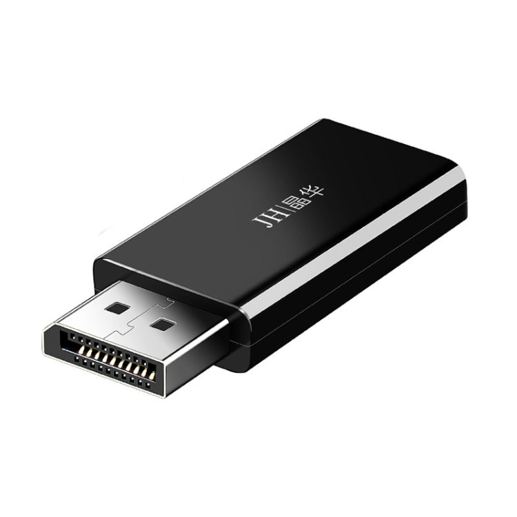 JINGHUA DP オスからHDMI メスアダプター ビデオオーディオコネクター、1080P ユニバーサルバージョン、4K ユニバーサルバージョン