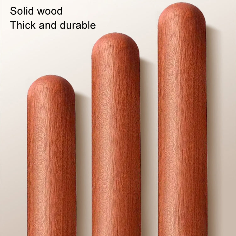 家庭用木製めん棒 ノンスティック赤檀めん棒 25x3cm、30x3cm、40x3cm、30x3.6cm、40x3.6cm、50x3.6cm