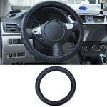 Car Silicone Protective Cover Wear Resistant Non-Slip Tire Pattern Driving Grip Sleeve, For 36cm-40cm Diameter Steering Wheel