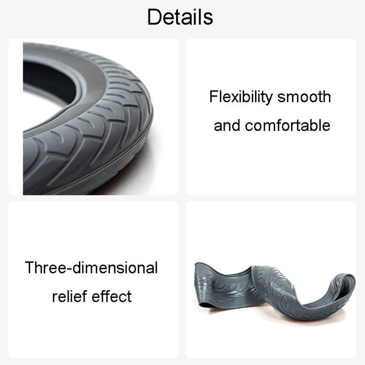 Car Silicone Protective Cover Wear Resistant Non-Slip Tire Pattern Driving Grip Sleeve, For 36cm-40cm Diameter Steering Wheel
