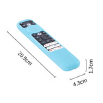 TCL RC902Vリモコン保護ケース FMR1/FAR2/FMR4 ユニバーサルシリコン衝撃防止カバー、20.9 x 4.3 x 1.7cm