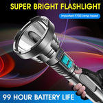 Strong Light Flashlight USB Rechargeable LED Super Bright Long-range Outdoor Lighting
