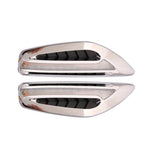 2pcs Car Fender Blade Dynamic Side Marker Lights 12V LED High Bright Daytime Running Lights, Red, White, Blue