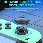 JOY-02 ゲーミング左右ハンドル RGBライト付き ボディフィール Bluetoothゲームパッド Switch / Switch OLED / Switch Pro / Switch Lite / Switch Joycon用、ブルーレッド、グリーンブルー、ホワイト