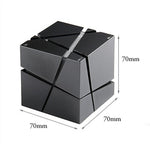 Qone Cube AIスマート音声操作Bluetoothスピーカー RGBライト ミニワイヤレスオーディオ、AI音声操作（ブルー）、AI音声操作（ピンク）、AI音声操作（ブラック）、AI音声操作（ホワイト）