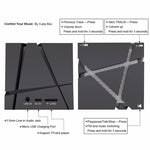 Qone Cube AIスマート音声操作Bluetoothスピーカー RGBライト ミニワイヤレスオーディオ、AI音声操作（ブルー）、AI音声操作（ピンク）、AI音声操作（ブラック）、AI音声操作（ホワイト）
