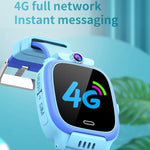 Y36 1.44インチ 4Gビデオ通話 防水スマート子供用電話時計 SOS機能付き