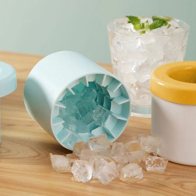 円筒形シリコン製氷カップ 氷作り用モールド