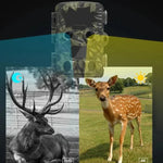 H8201 4K Dual Lens Infrared Camera 32MP HD Night Vision Monitoring Animal Field Outdoor Camera, H8201