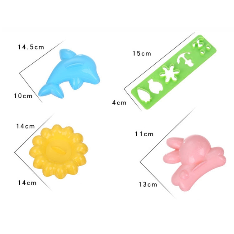 4個セット うさぎ・イルカ型ご飯寿司DIYモールド