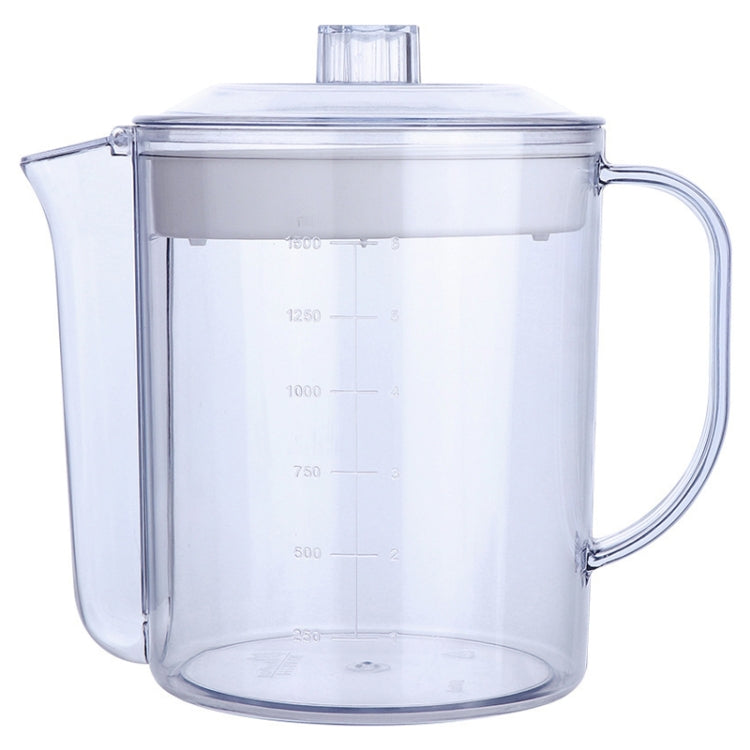 キッチン用グリーストラップ スープケトル ストレーナー付きグリースセパレーターケトルフィルターカップ 1500ml