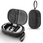 JYS-MQ018 Apple Vision Pro / Meta Quest 3 VRグラス収納バッグ 落下防止・擦り傷防止ポータブルバッグ, ブラック, グレー
