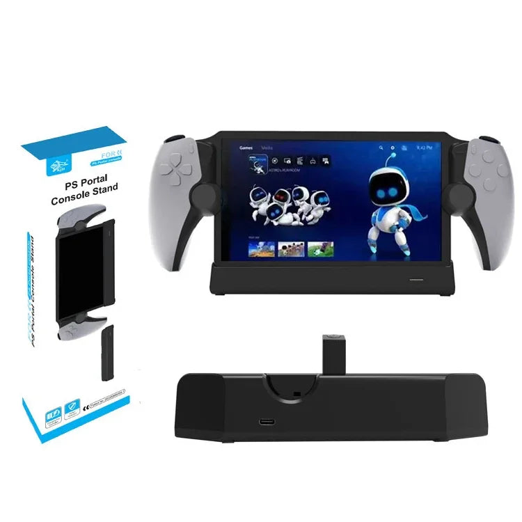 PlayStation Portalコンソール用 KJH充電ドックスタンドホルダー ゲームアクセサリー