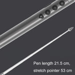 Conference Teaching Page Turning Pen Electronic Telescopic Pointer Laser Pointer PPT Wireless Presenter, Telescopic Laser Pointer