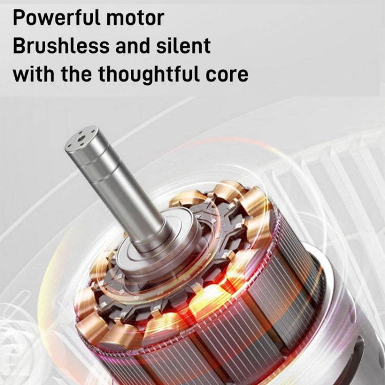 デスク用羽根なし加湿電動ファン 六段階調節 LEDライト付きタイマー機能