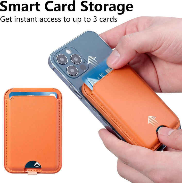 ポータブル携帯電話 MagSafeウォレットカードホルダー 調節可能スタンド付き