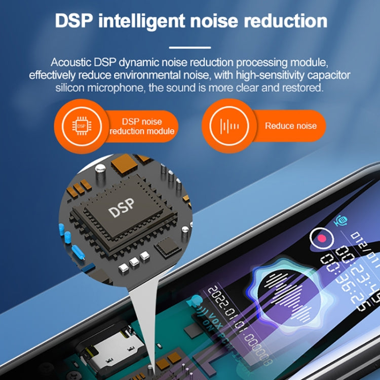 Q53 超長待機タイマーボイスレコーダー HDノイズキャンセリング録音機器、メモリなし、4GB、8GB、16GB、32GB、64GB、128GB