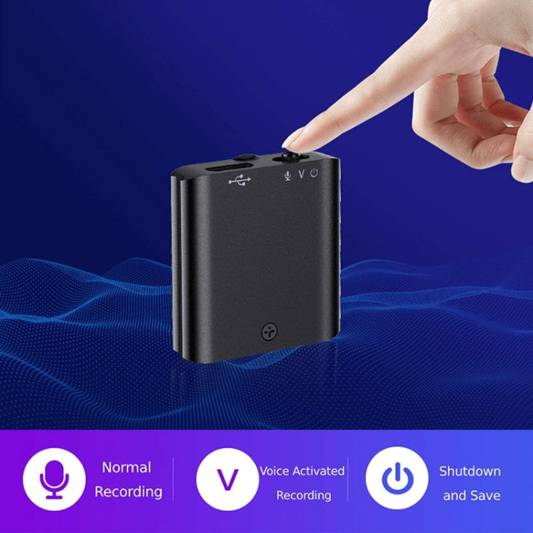 Q63 HDノイズキャンセリング磁気ボイスレコーダー ポータブルインテリジェント音声起動録音ペン、8GB、32GB