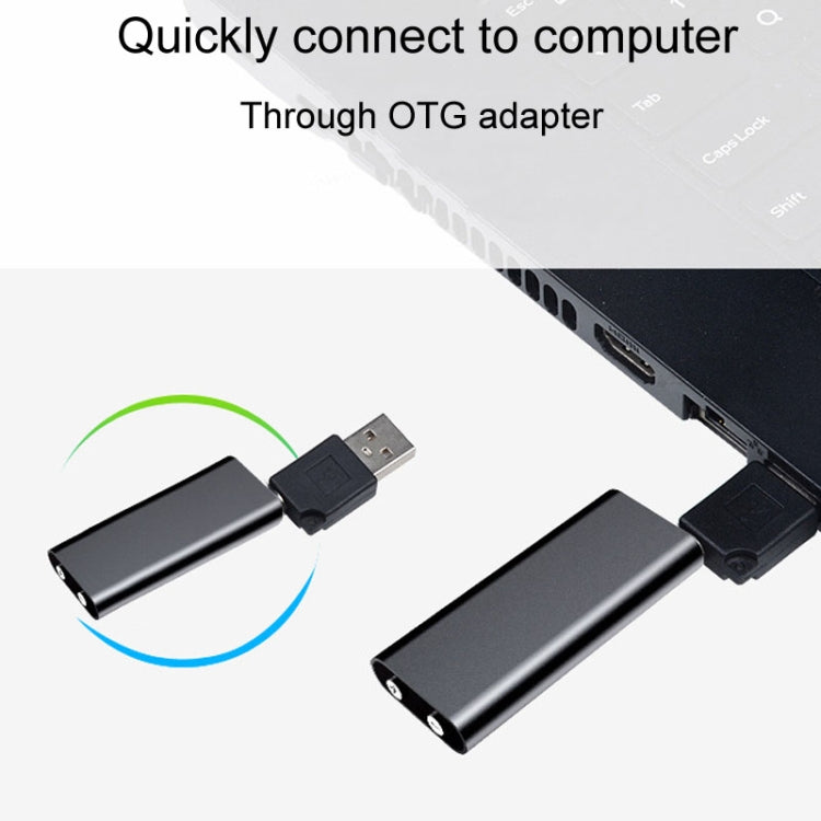 Q25 インテリジェントボイスレコーダー 液晶画面付き HDノイズキャンセリング バッククリップボイスレポーター、4GB、8GB、16GB、32GB