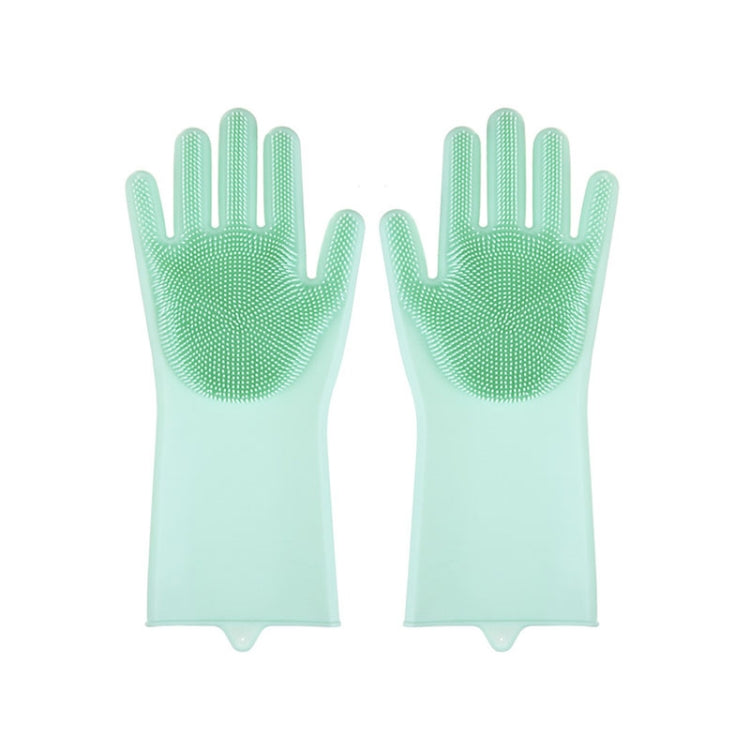 キッチン用シリコーン食器洗い手袋 男女兼用 家事用掃除ミット 160g