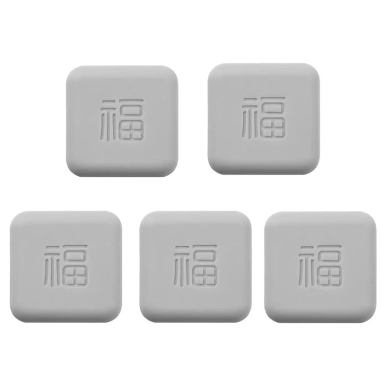 5個セット ドアノブ用静音衝撃吸収パッド リビングルーム・寝室用ドアクローズクッション シリコン保護パッド