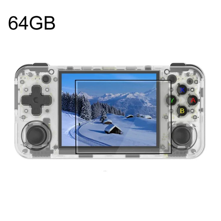 ANBERNIC RG35XX H ハンドヘルドゲームコンソール 3.5インチIPSスクリーン Linuxシステム、64GB、64GB+128GB