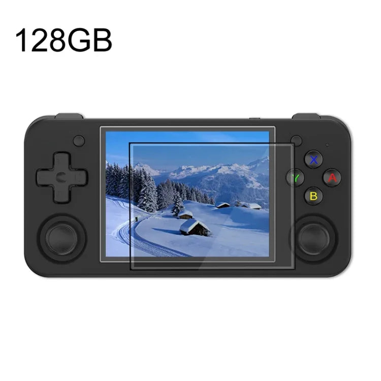 ANBERNIC RG35XX H ハンドヘルドゲームコンソール 3.5インチIPSスクリーン Linuxシステム、64GB、64GB+128GB