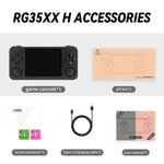 ANBERNIC RG35XX H ハンドヘルドゲームコンソール 3.5インチIPSスクリーン Linuxシステム、64GB、64GB+128GB