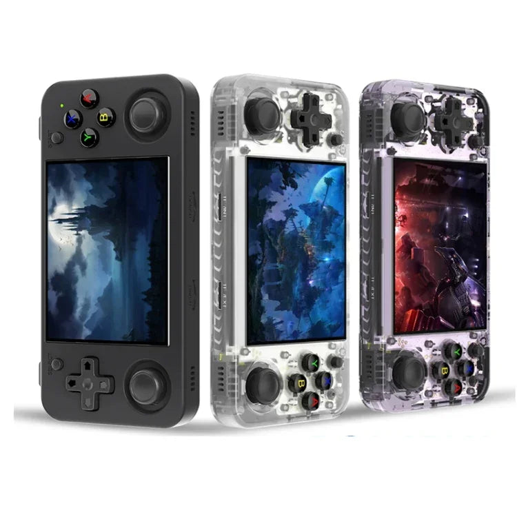 ANBERNIC RG35XX H ハンドヘルドゲームコンソール 3.5インチIPSスクリーン Linuxシステム、64GB、64GB+128GB