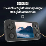ANBERNIC RG35XX H ハンドヘルドゲームコンソール 3.5インチIPSスクリーン Linuxシステム、64GB、64GB+128GB