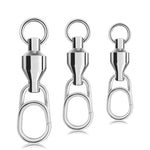 5個入りパック PROBEROS DAC006 ルアーベイト 8タイプリングコネクター 高速ベアリングスイベル 楕円ピン 釣り道具アクセサリー、22mm、23mm、25mm、30mm、35mm