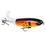 PROBEROS DW601 360度回転プロペラルアー トップウォーター テザー付きトラクター 浮く偽魚ベイト、10.5cm/13.5g、11.5cm/16.5g、14.5cm/32.5g