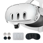 Meta Quest 3用PC保護シェル 7-in-1（グリッター透明）、7-in-1（グリッター透明ブルー）、7-in-1（グリッター透明レッド）、シングルシェル（グリッター透明）、シングルシェル（グリッター透明ブルー）、シングルシェル（グリッター透明レッド）