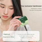 2イン1ヘアシャープナーコームヘアクリッパー切れ毛カット薄毛用