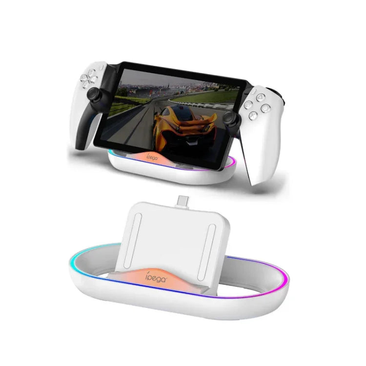 PlayStation Portalゲームコンソール用 iPega充電ベース RGBライト付き、PG-P5P02