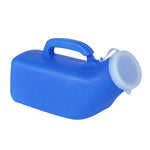 家庭用 メンズ小便器 1200ml プラスチックおまる 蓋付き スムースマウス小便器