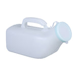 家庭用 メンズ小便器 1200ml プラスチックおまる 蓋付き スムースマウス小便器
