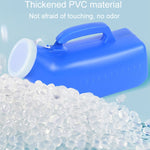 家庭用 メンズ小便器 1200ml プラスチックおまる 蓋付き スムースマウス小便器