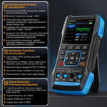 FNIRSI 3イン1 ハンドヘルドデジタルオシロスコープデュアルチャンネルマルチメーター、2C23T標準、2C23Tアップグレード