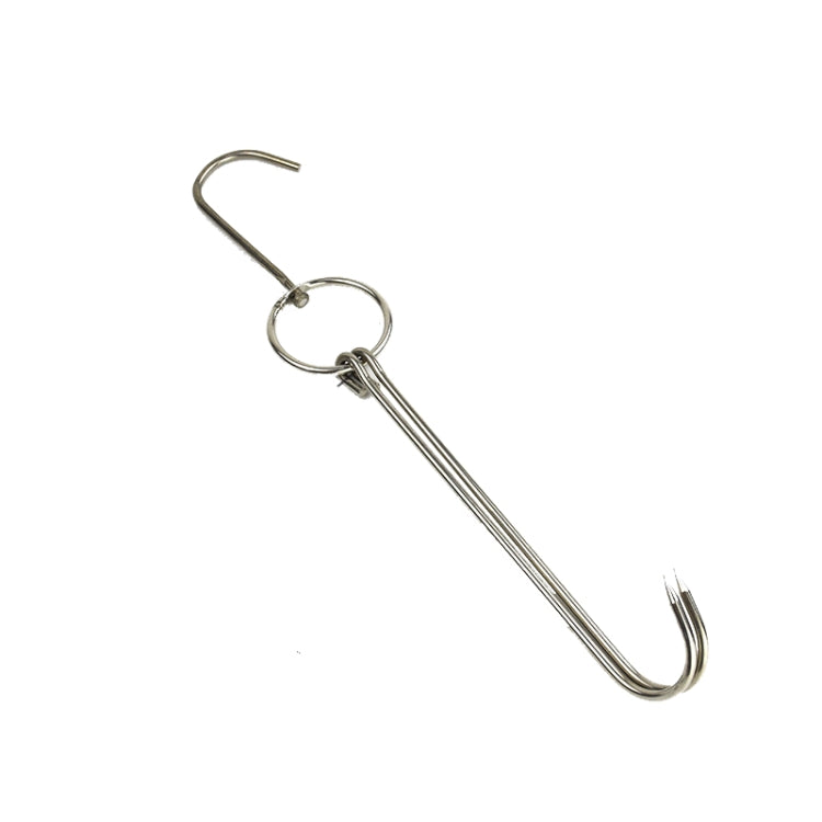 ステンレス製ダブルリングダッククッカーハンガー 屋外バーベキュー用吊りフックスタンド 3センチ小リング23cm、3センチ小ワックスリング24.5cm、3センチ大ワックスリング33cm、3センチ中ワックスリング29cm、4センチ厚手スチール短24cm