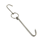 ステンレス製ダブルリングダッククッカーハンガー 屋外バーベキュー用吊りフックスタンド 3センチ小リング23cm、3センチ小ワックスリング24.5cm、3センチ大ワックスリング33cm、3センチ中ワックスリング29cm、4センチ厚手スチール短24cm